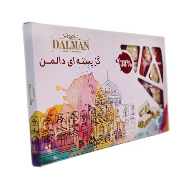 گز 38 درصد مغزپسته آبرنگی 350 گرمی