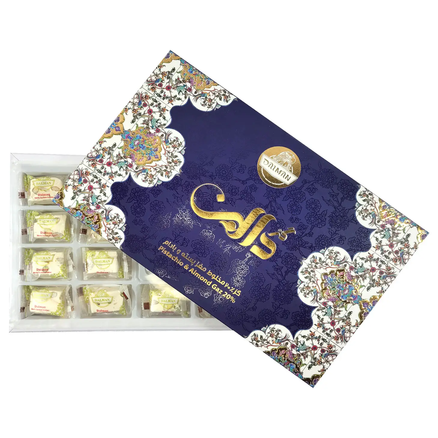 مخلوط20 درصد پسته و بادام 300 گرمی