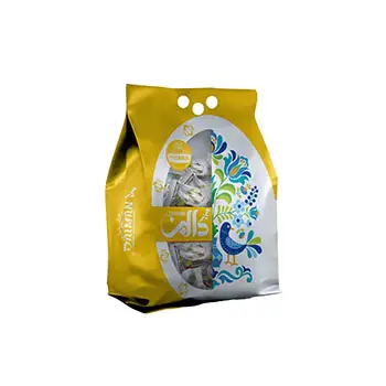 گز ۱۸ درصد مغز پسته زعفرانی نیم کیلویی